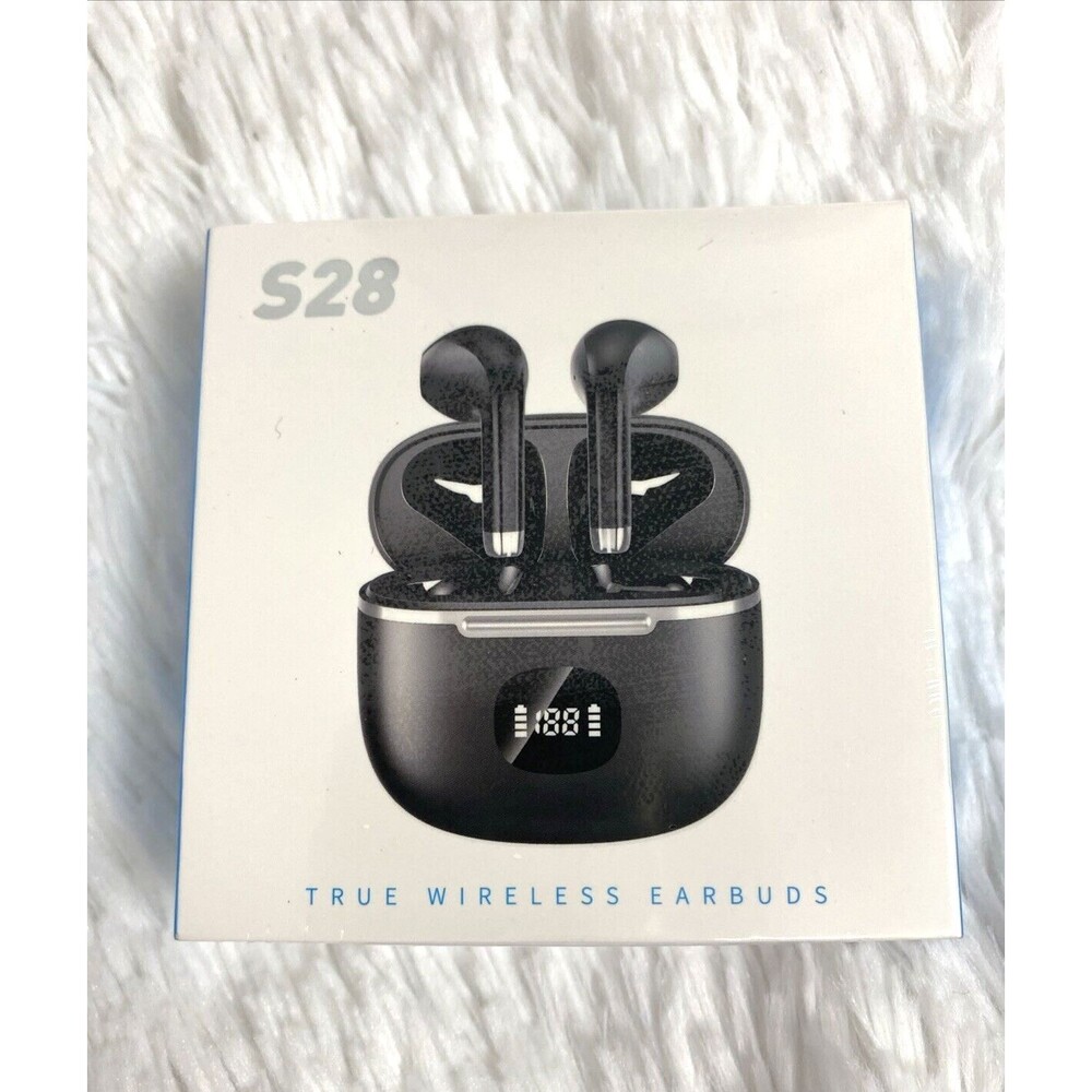 True Wireless Earbuds S28 Black Bluetooth